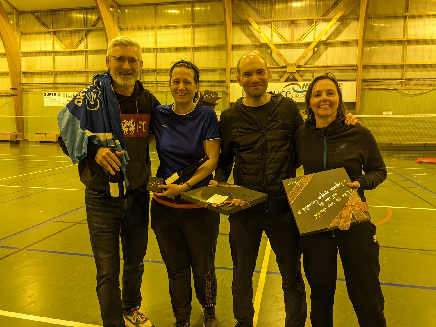 Les Fous Volants au 3eme tournoi doubles de Sucé sur Erdre