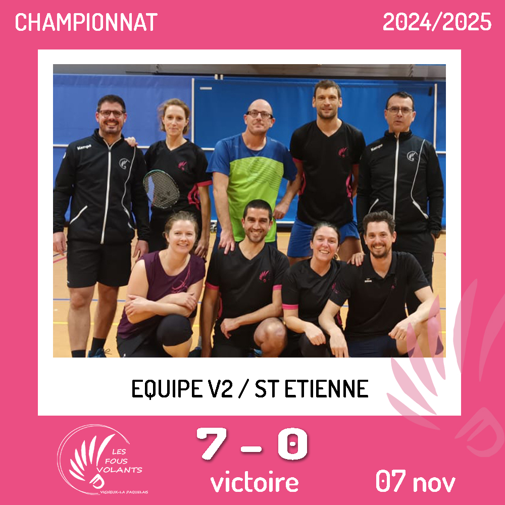 Rencontre J1 de la V2 : Vigneux contre St Etienne (victoire)