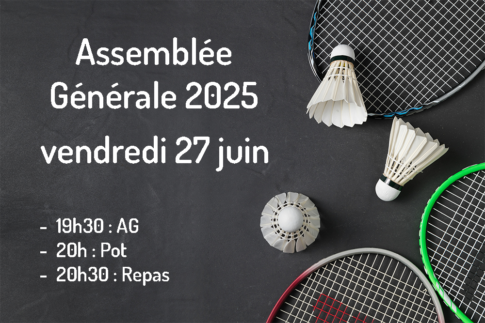 AG + Repas : Vendredi 27 juin 2025