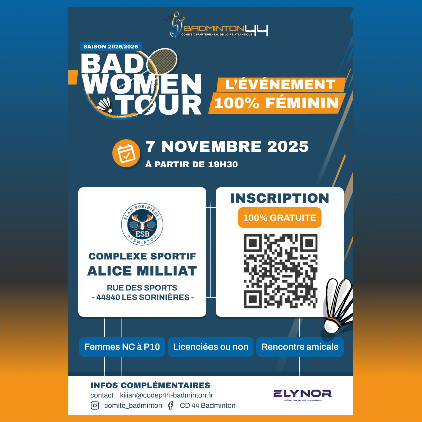 Bad Women Tour 2025-2026 - n°1 : Les Sorinières