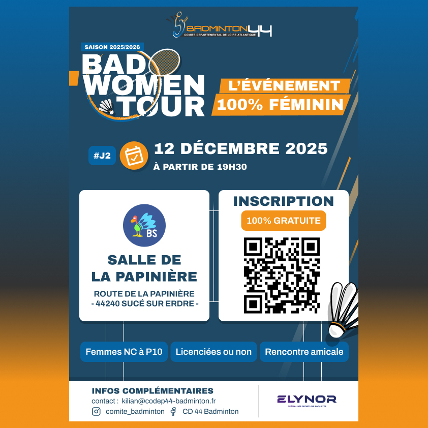 Bad Women Tour 2025-2026 - n°2 : Sucé sur Erdre